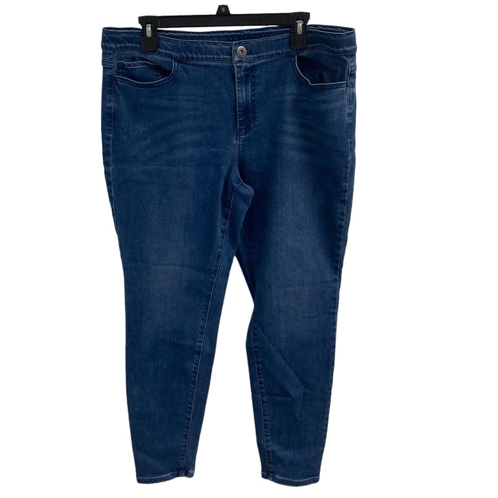 J Jill denim 5 pocket leggings ladies size 16‎